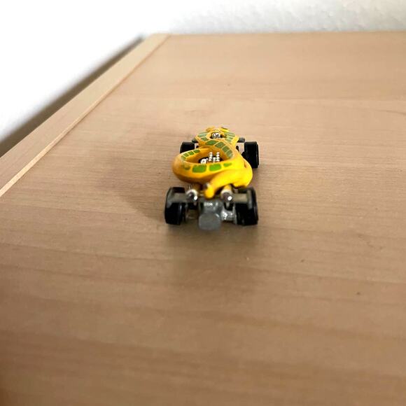Hot Wheels Turboa Cobra Snake 1985 Yellow Vintage Car Mattel 1:64 Diecast Used - Picture 5 of 11